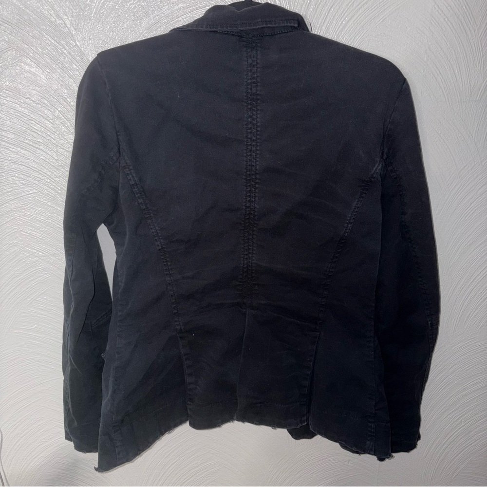 Free People Black Casual Tailored Blazer Missing button - Picture 2 of 2